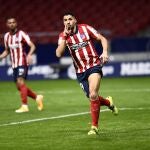Luis Suárez con el Atlético de Madrid.