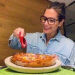 Nuria Roca con camisa vaquera en su cuenta de Instagram.