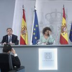Los ministros Luis Planas y María Jesús Montero