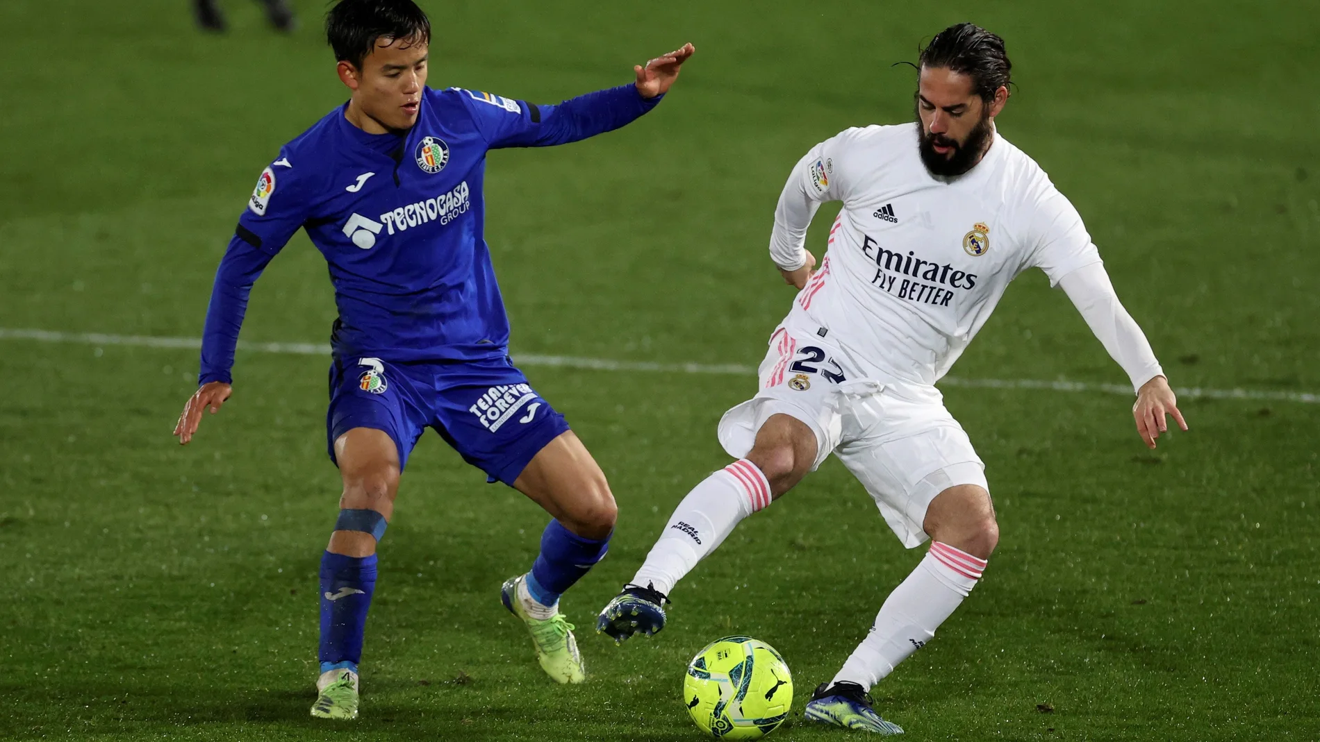 Isco con el Real Madrid frente al Getafe.