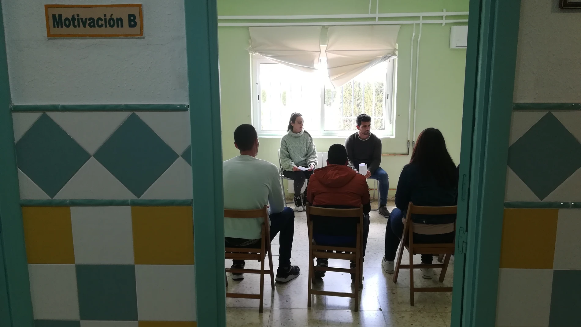 Imagen de archivo de un grupo de Proyecto Hombre