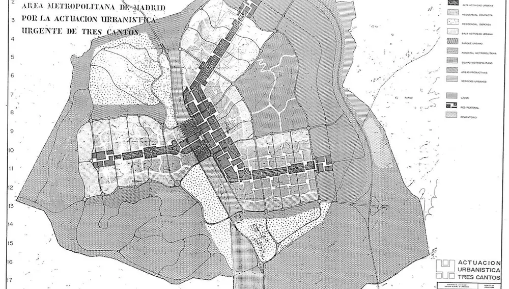 Estructura urbana, 1971