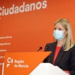 Imagen de la coordinadora autonómica de Ciudadanos, Ana Martínez Vidal