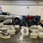 La droga se distribuía desde un garaje
