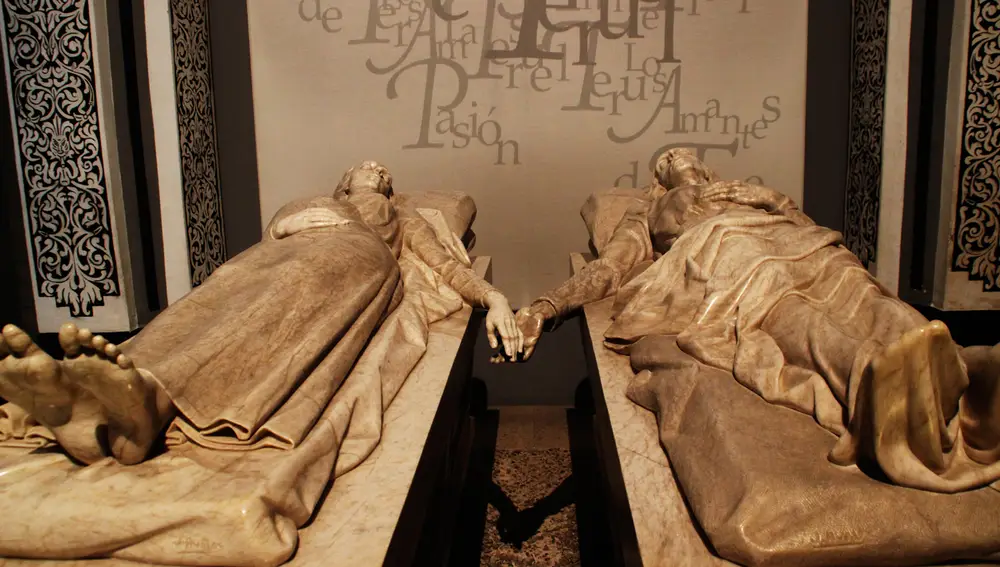Esculturas de alabastro de Los Amantes de Teruel