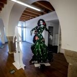Una imagen de Lola Flores en la Nave del Aceite en Jerez de la Frontera (Cádiz), un inmueble en pleno casco histórico de la ciudad que será reformado para convertirlo en el Museo de la artista jerezana. EFE/Román Ríos