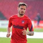 Saul Níguez con el Atlético de Madrid.
