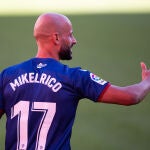 Mikel Rico con el Huesca.