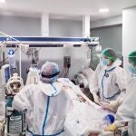 UCI del complejo hospitalario de Salamanca