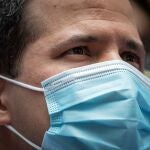 El líder opositor venezolano, Juan Guaidó, durante un acto por el día de la Juventud, en febrero
