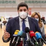 El presidente de la Comunidad de Murcia, Fernando López Miras