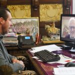 El alcalde de Valladolid durante la reunión con Pablo Hermoso de Mendoza