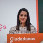 La presidenta de Ciudadanos, Inés Arrimadas