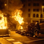 Un momento de los incidentes habidos en Cataluña DPA Europa Press