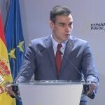 El presidente del Gobierno, Pedro Sánchez