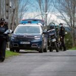 Efectivos de la policía nacional en una intervención en Orense