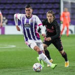 Sergi Guardiola con el Real Valladolid.