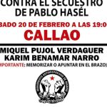 Cartel con la designación de abogados