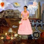 "Autorretrato en la frontera entre México y Estados Unidos", de Frida Kahlo