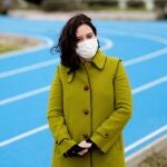 La presidenta madrileña, Isabel Díaz Ayuso, ayer en un acto