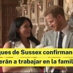 Los duques de Sussex confirman que no volver&aacute;n a trabajar en la familia real
