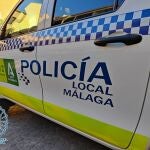 Un patrullero de la Policía Local de Málaga. POLICÍA LOCAL