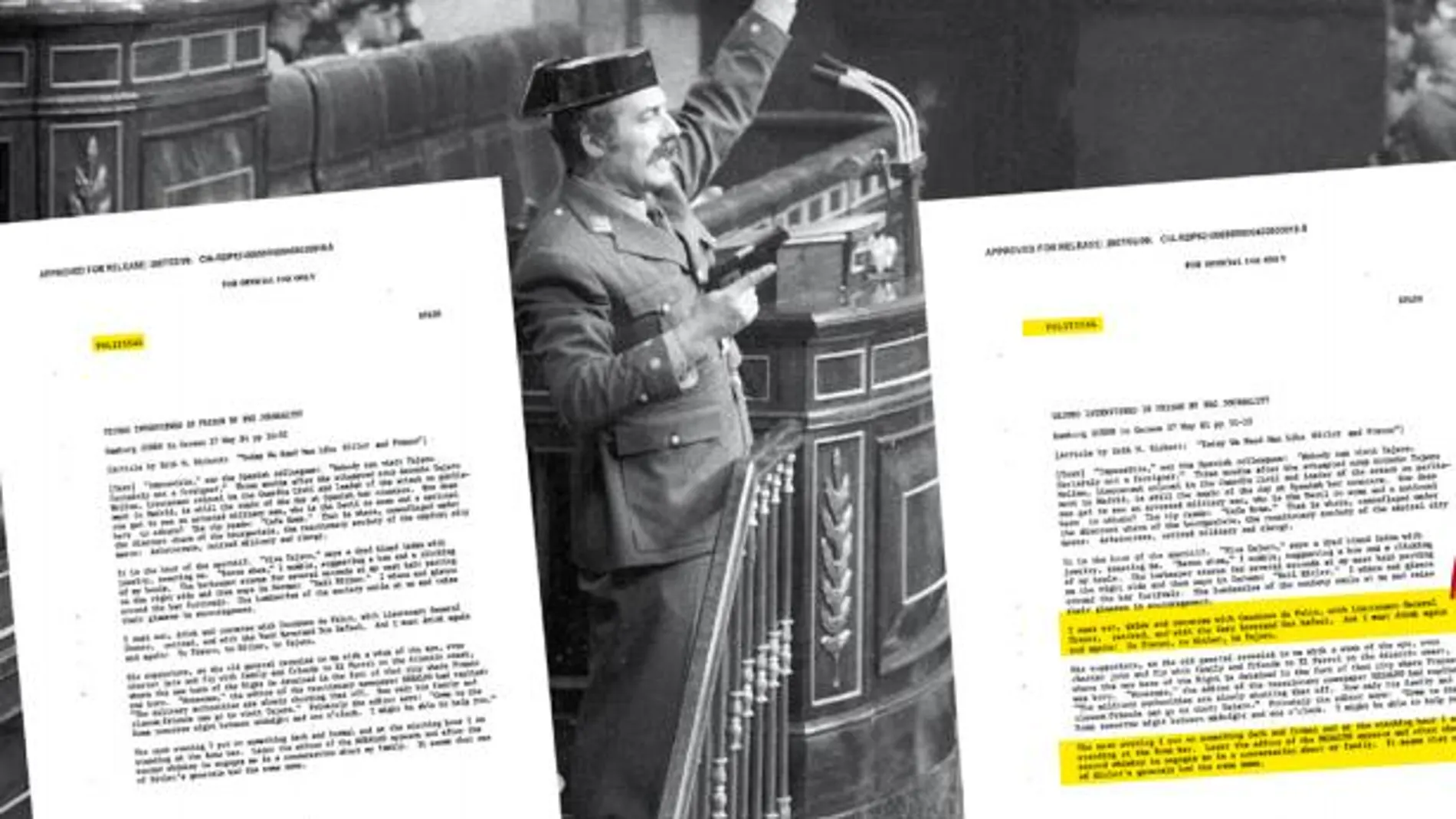 Los documentos de la CIA sobre Tejero