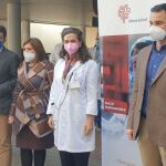 La presidenta del PPCV, Isabel Bonig, se ha reunido esta mañana con el comité de empresa del hospital de Torrevieja, junto al presidente de la Diputación de Alicante, Carlos Mazón
