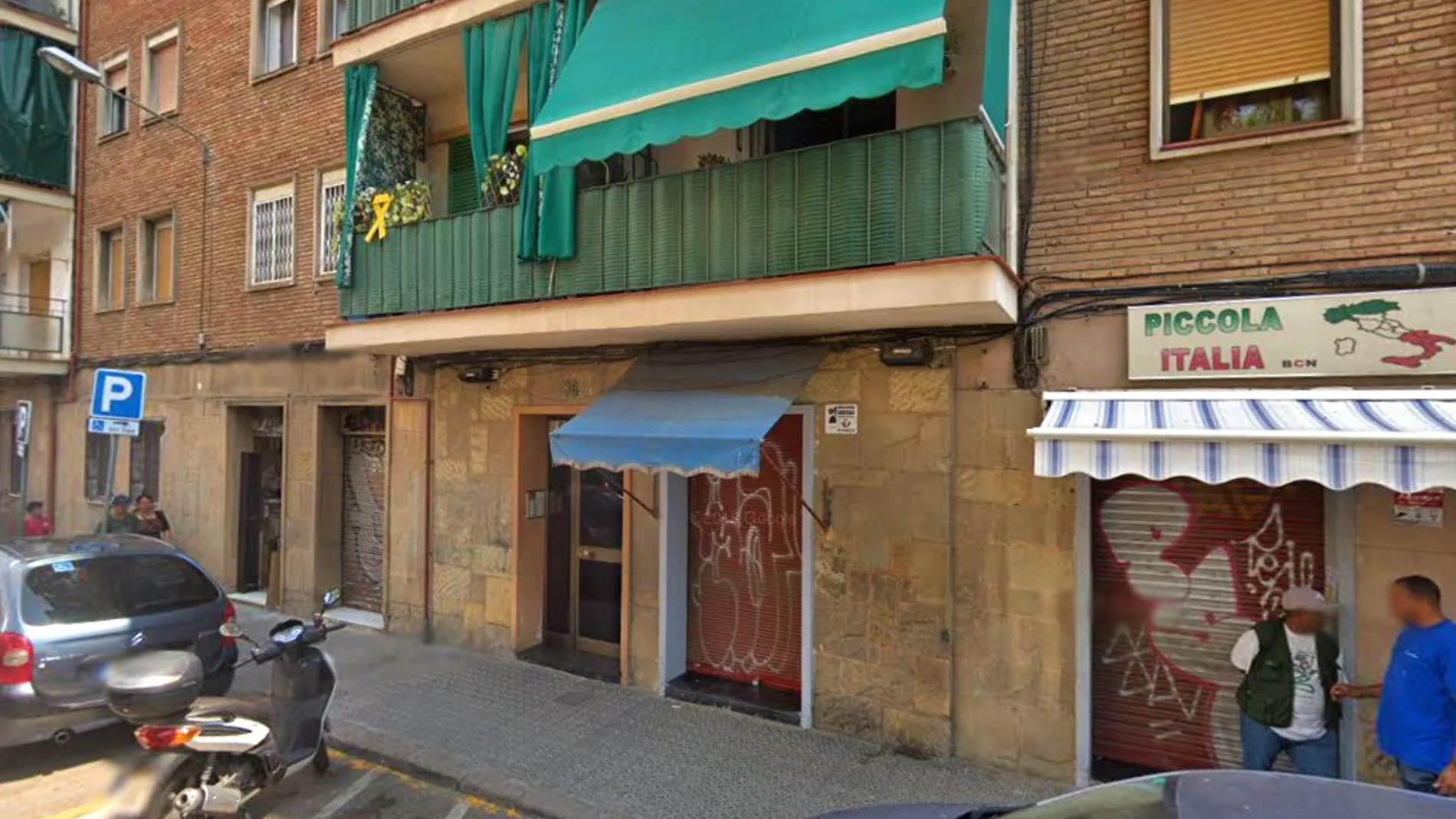 El lugar de los hechos, en la calle Mossén Amadeu Oller, en Sants.