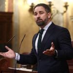 El líder de Vox, Santiago Abascal