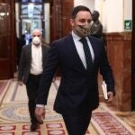 El líder de Vox, Santiago Abascal