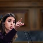 La ministra de Igualdad, Irene Montero