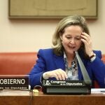 La Vicepresidenta Tercera del Gobierno y Ministra de Asuntos Económicos y Transformación Digital, Nadia Calviño