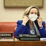 La Vicepresidenta Tercera del Gobierno y Ministra de Asuntos Económicos y Transformación Digital, Nadia Calviño