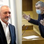 Pérez-Reverte (izq) y Toni Cantó (der), protagonistas de una curiosa conversación en Twitter