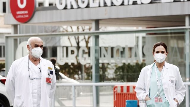El militar fue trasladado al hospital de Pamplona