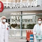 El militar fue trasladado al hospital de Pamplona