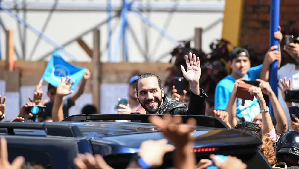 El presidente de El Salvador, Nayib Bukele25/02/2021