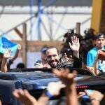 El presidente de El Salvador, Nayib Bukele25/02/2021