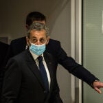 El expresidente francés Nicolas Sarkozy en un tribunal de París