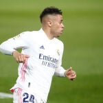 Mariano Díaz con el Real Madrid.
