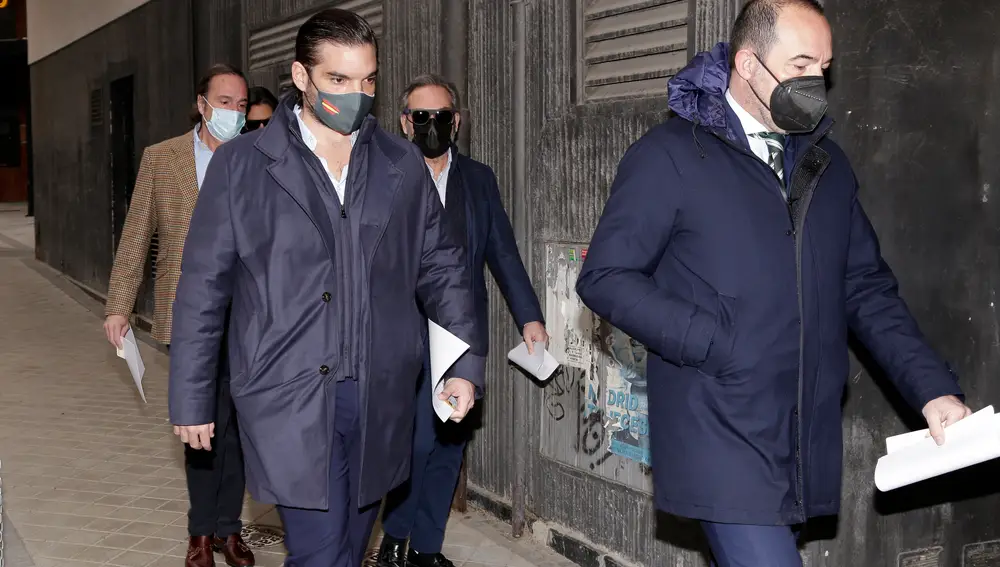 Los hijos de Fernando Fernández Tapias llegando a los juzgados, en Madrid (España) a 2 de marzo de 2021