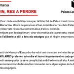 Comunicado de los CDR en el que se pide la disolución de los antidisturbios de los Mossos