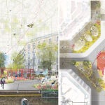 El futuro jardín de la confluencia entre Consell de Cent y Enrique Granados