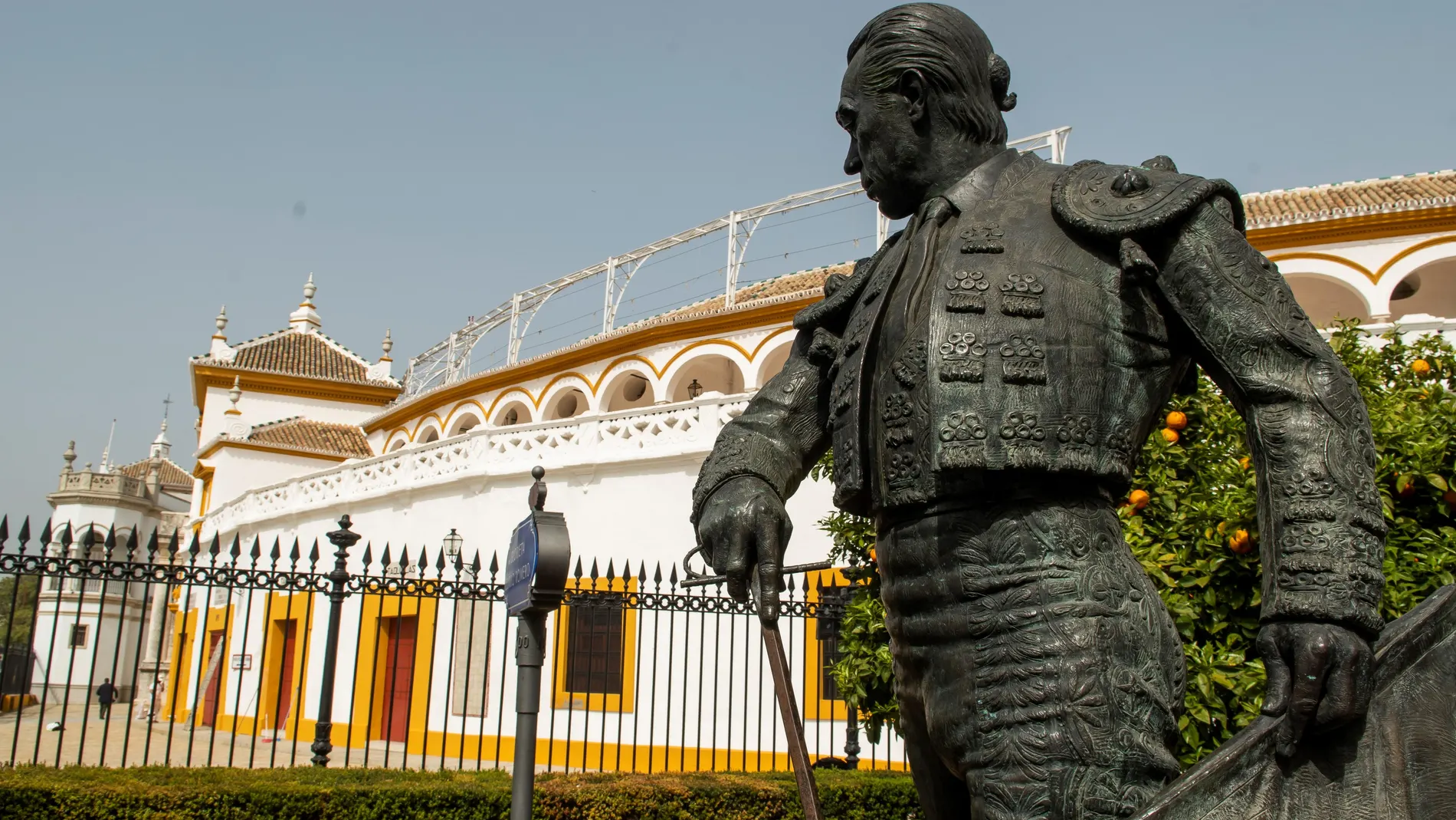 Plaza de toros de la Real Maestranza de Sevilla, donde hizo su debut el Bombero Torero
