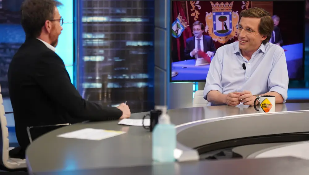 José Luis Martínez-Almeida, entrevistado en 'El Hormiguero' por Pablo Motos.