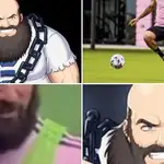 Las redes ardieron con el nuevo "look" de Higuaín