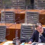 Armin Laschet, el líder de la CDU, en el Parlamento de Renania del Norte Westfalia, "Land" del que es presidente