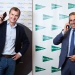 Los consejeros delegados de MásMóvil y El Corte Inglés, Meinrad Spenger y Víctor del Pozo