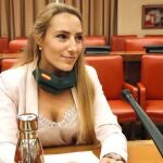 Patricia de las Heras en una comisión en el Congreso de los Diputados.